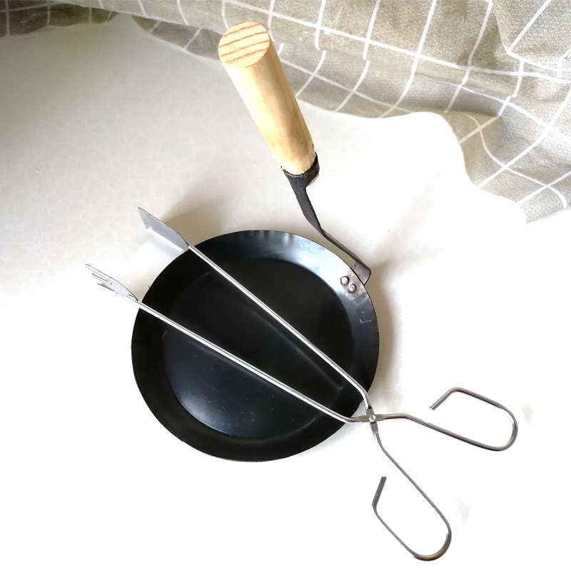 嘉禾灯盏糍粑工具圆形糕饼油炸模具民间小吃锅巴酥皮葱油饼油墩子