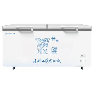 小鸭牌卧式冰柜商用大容量冰箱家用冷藏冷冻保鲜双温冷柜展示冷柜