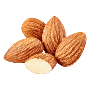 新疆原味熟巴旦木椒盐纸皮巴达木炒货扁桃仁手剥干果500g坚果零食