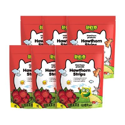 碧欧奇山楂棒棒糖零食45g×6袋