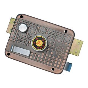 老式外装门单独锁体 替换大连狮子锁正品3型锁壳通用型十字钥匙锁