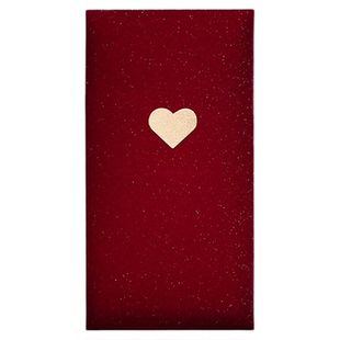 红包婚礼通用爱心磨砂金葱利是封千元礼金袋红包结婚个性简约改口