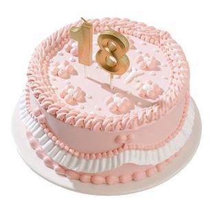 歌剧院数字生日蜡烛 INS网红创意浪漫派对金银色蜡烛周岁蛋糕装饰