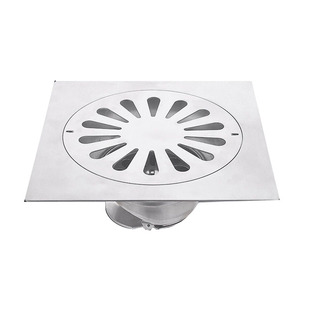 不锈钢防臭大号工程12/15/20地漏卫生间阳台配50 75 90 110 160管