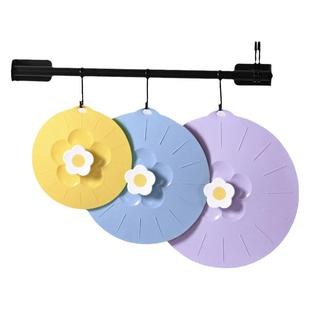 花朵硅胶保鲜盖万能密封盖子碗盖膜食品级矽胶锅盖微波炉加热防溅