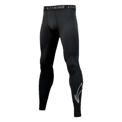 李宁运动紧身裤男跑步压缩裤高弹