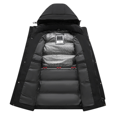 鸭鸭高端鹅绒羽绒服中长款