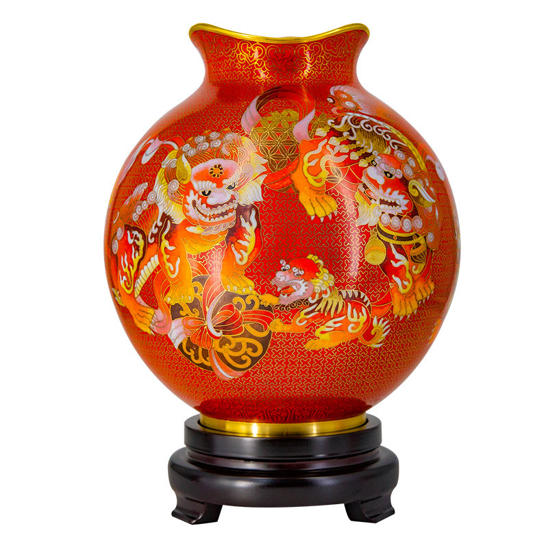 中外珐琅美术馆紫铜景泰蓝中国风