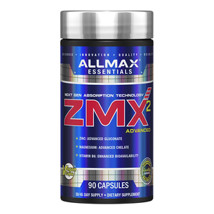 豹哥补剂 ALLMAX ZMA锌镁威力素促睾健身增肌促进恢复助睡眠ZMX2