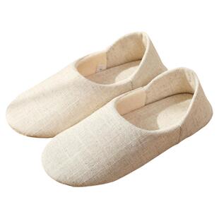 月子棉拖鞋夏季薄款软底静音布底木地板包跟拖鞋春秋款情侣居家用