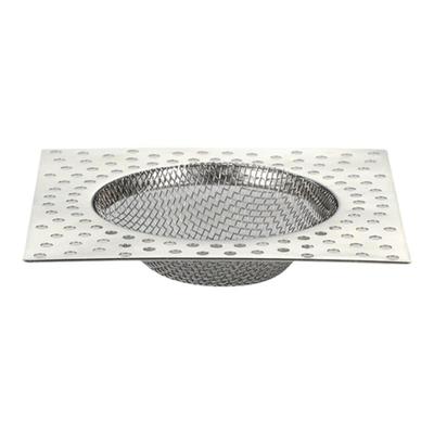 不锈钢方形地漏圆形防堵过滤网厕所过滤芯防头发防堵塞下水道神器