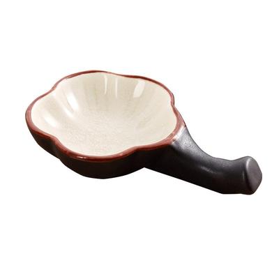 六品堂陶瓷碟毛笔架盛墨汁学生用