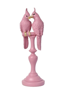 北欧情侣鹦鹉客厅装饰摆件电视柜