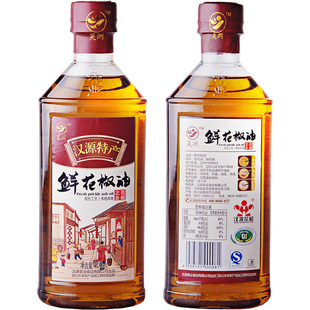 昊洲红花椒油汉源花椒油麻椒食用油特麻油四川特产400ML非藤椒油