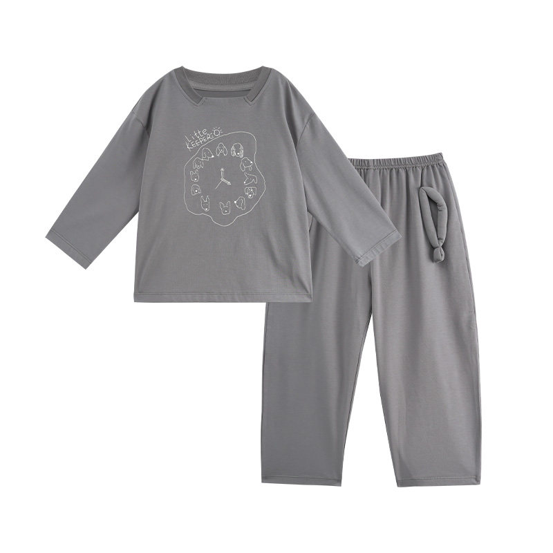 LK亲子家居服分体套装男生睡衣
