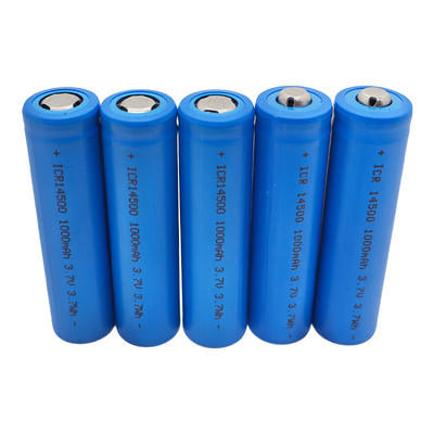 14500锂电池3.7V1000毫安800mAh