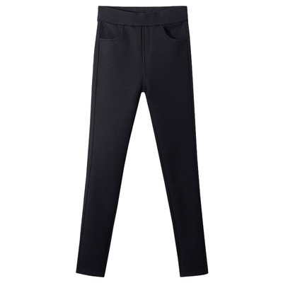 羊羔绒特厚高腰打底裤女保暖棉裤