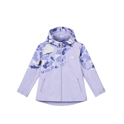 鸿星尔克男童女童风衣三防外套