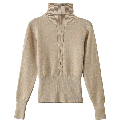 高领短款毛衣女冬季加厚针织衫