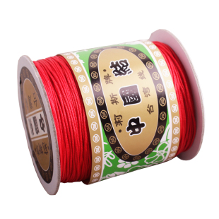 台湾莉斯牌A玉线B线diy中国结编织线材文玩1mm串菩提佛珠红绳子