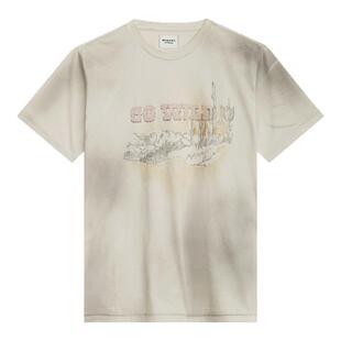 MARANT ETOILE2025 ZAOF复古印花做旧印染T恤女