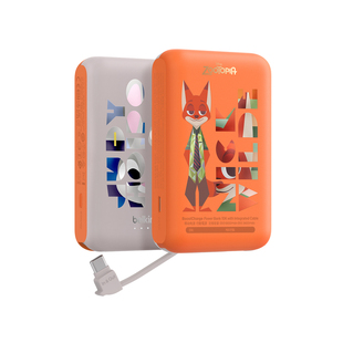 【3C认证】贝尔金疯狂动物城尼克朱迪10000毫安充电宝适用iphone17promax苹果手机大容量移动电源可上飞机