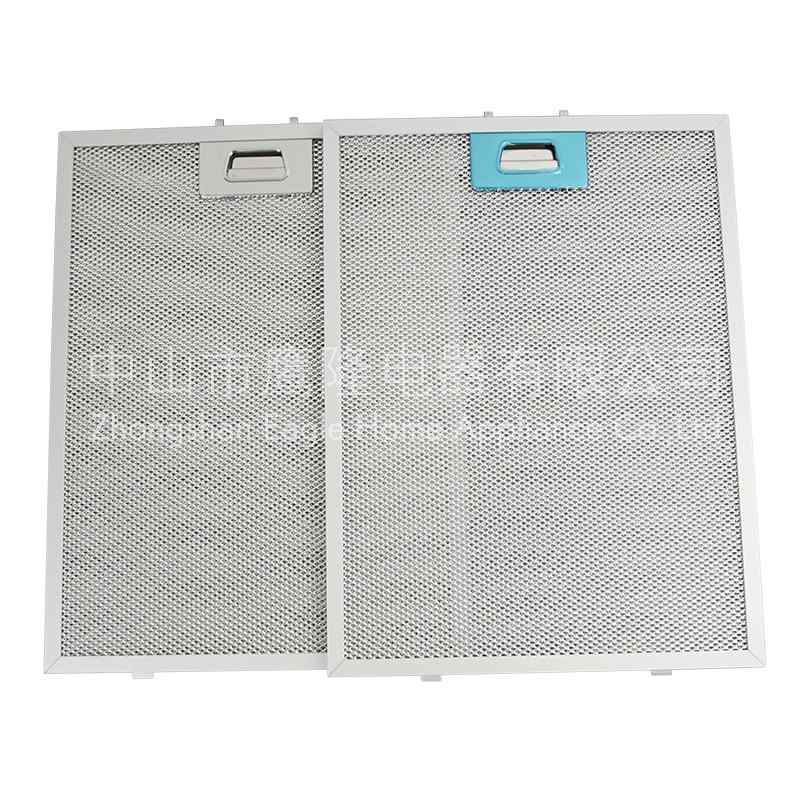 厨房抽油烟机配件批发烟机通用过滤网不锈钢卡扣铝合金滤油网