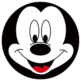 米奇卡通三桶洗衣机外壳装饰贴静电贴浴室卫生间创意记得掏兜可爱