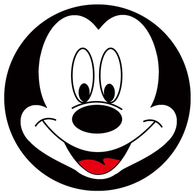 米奇卡通三桶洗衣机外壳装饰贴