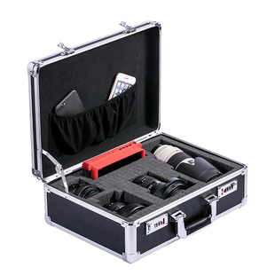 手提式铝合金密码工具箱保险箱子文件箱钱箱设备仪器箱多功能大号