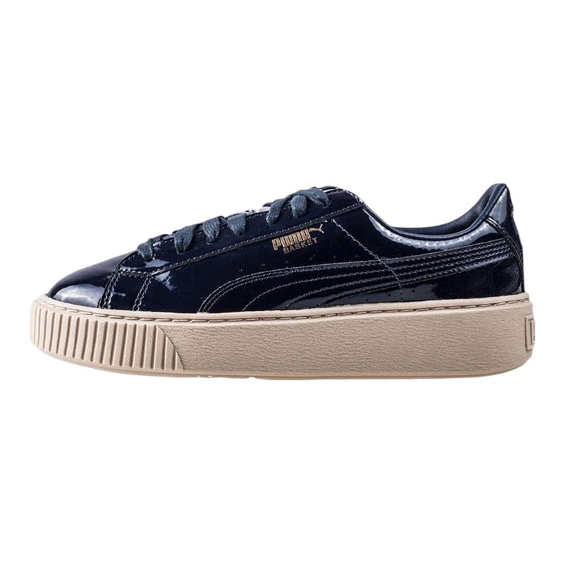 Puma/彪马正品春秋女士漆皮低帮厚底休闲经典运动板鞋363314-06