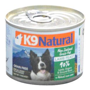 Natural新西兰k9狗狗罐头狗粮柴犬天然零食罐牛肉羊肉羊肚湿粮6罐