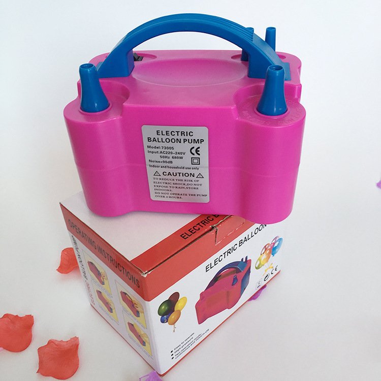 新款直销直销电动打气筒电动充气泵电动机打气球工具气球充气工具