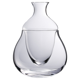 高颜值水晶冰酒壶冰镇冷萃咖啡杯具鸡尾酒杯果清酒温酒器下午茶具