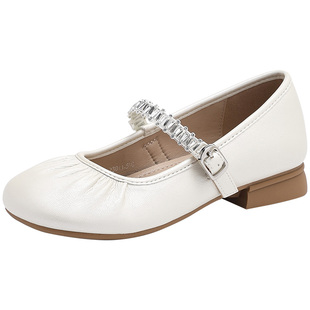 大东官方法式低跟单鞋女款2026新款春季玛丽珍鞋女浅口配裙子女鞋