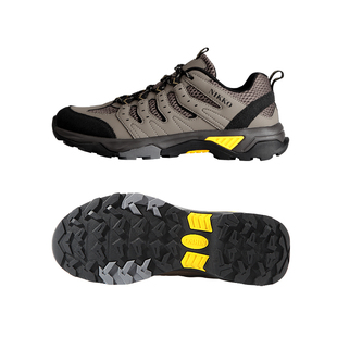 日高夏季透气户外鞋男款防滑耐磨登山徒步鞋女鞋轻便爬山鞋运行鞋