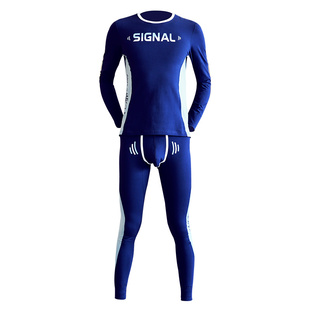 个性男士内衣男秋衣秋裤保暖套装秋冬线衣线裤薄款打底裤男棉毛衫