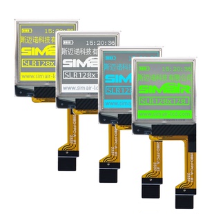 OLED 128x128点阵 SPI串口 1.12寸OLED透明屏 串口屏SLR1.12A透明