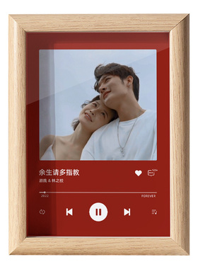 摆台木时尚创意情侣相框免费设计