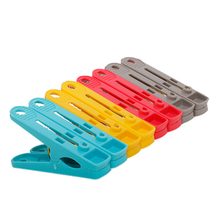 茶花夹子衣架防风固定小晾衣夹衣服大凉衣夹塑料晒衣夹被子的家用