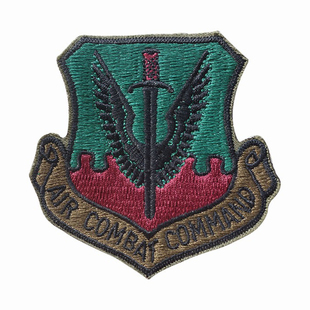 美产军版原品公发 军迷飞行魔术贴章刺绣肩章徽章士气章背包背心