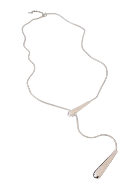 秋冬百搭水滴吊坠项链女轻奢小众