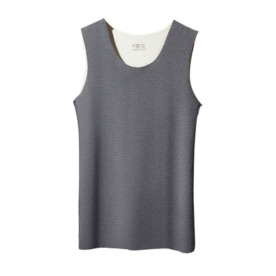 雅鹿男士保暖背心男加绒加厚冬季