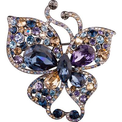 Eternelle欧美风个性蝴蝶胸针