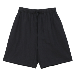 Carolingian/Row松弛！舒适VISCOSE+亚麻極简时髦宽松短裤五分裤