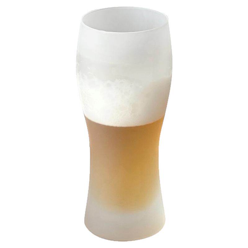 轻奢高档磨砂啤酒杯大容量扎啤杯