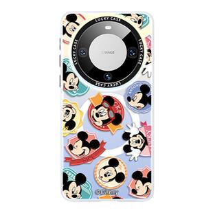 MASFEIL × 迪士尼联名适用华为Mate60Pro手机壳磁吸支架mate50/40保护套女款P60/P50/P40全包防摔新款潮