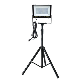 led工作灯车间移动照明充电落地架子灯架投光射灯探照带三角支架