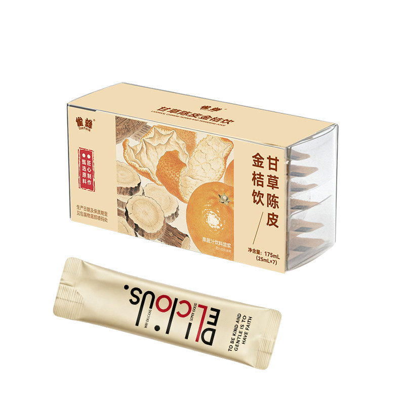 雀蜂甘草陈皮金桔浓缩汁原浆饮品