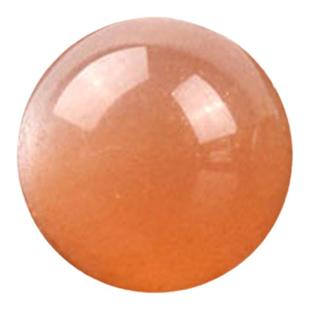 天然太阳石散珠单颗橙月光圆珠隔珠半成品DIY手链串项链配珠隔珠